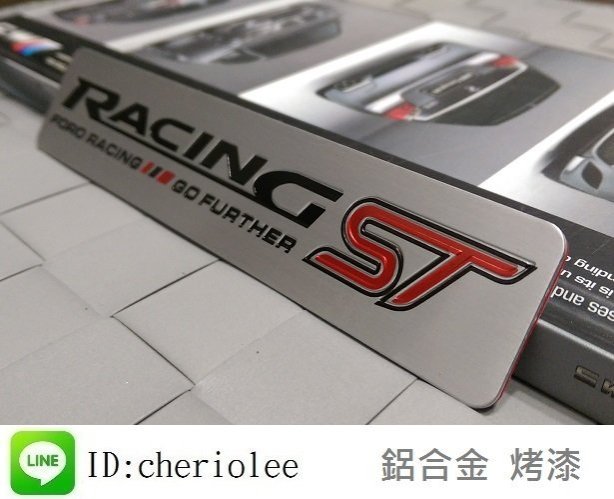 FORD 福特 ST鋁合金標 FOCUS FIESTA MONDEO ESCAPE KUGA MK1 MK2 MK3