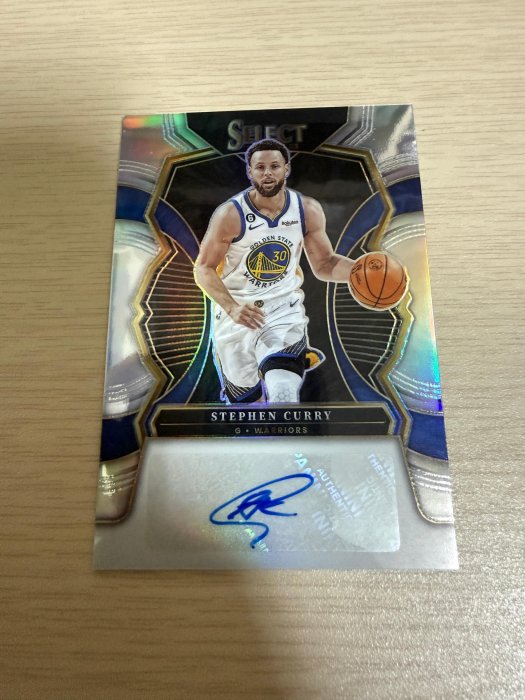 2022-23 select Stephen Curry 限量99張 簽名卡