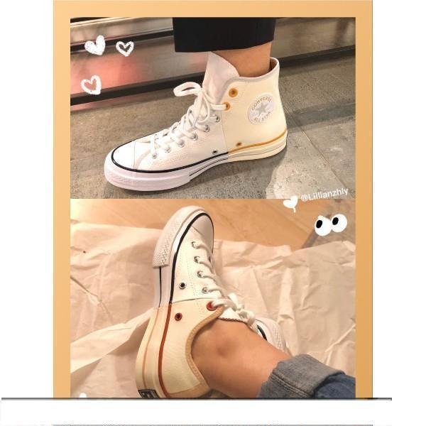 Converse 1970 拼接 奶油拼接 白 奶茶權志龍 小雛菊 高筒 低筒 奶咖米白 百搭 帆布鞋 167673C