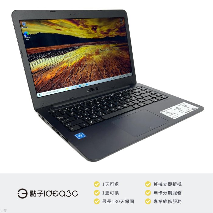 「點子3C」Asus L402NA 14吋筆電 N3450【店保3個月】4G 500G HDD 內顯 文書筆電 筆記型電腦 EG616