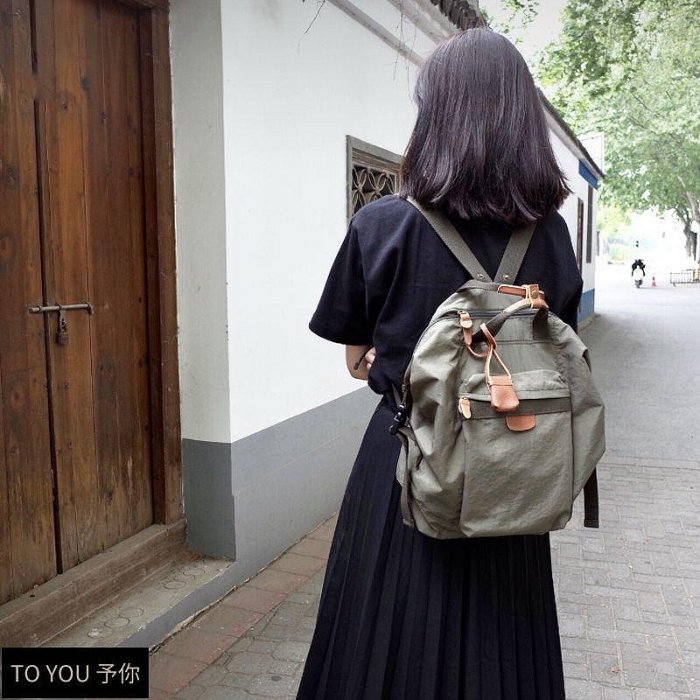 【女用後背包】 女用背包 潮後背包 日本貴牌Toleur雙肩包大學生少女心文藝日版古著書包旅行休閒背包 QqX0-予你優選