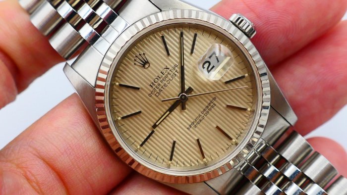 【美好時光】1990年份ROLEX勞力士16234特殊窗簾面盒單全超美品（錶帶已整新不虛）116234 16014參考