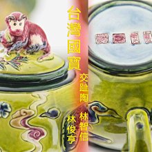 亂太郎*****林智信交趾陶12生肖之猴壺| Yahoo拍賣