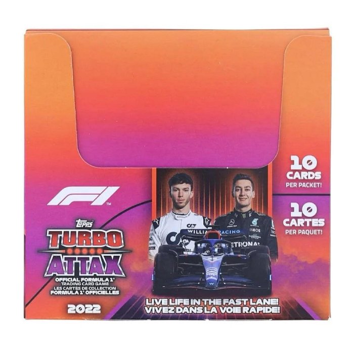 【班班卡舖】 現貨🤩2022 Topps F1 Turbo Attax 24 Pack Box F1賽車卡盒