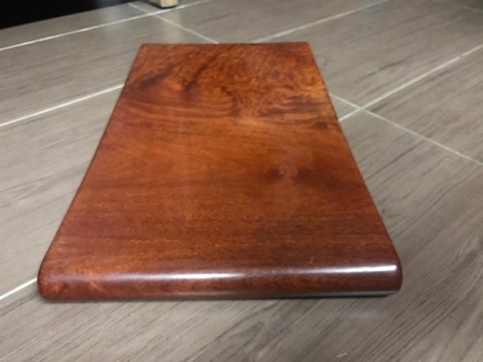 古董老件緬甸花梨木癭木榴瘤一木整挖下卷几桌台座花台底座香几案上几乾