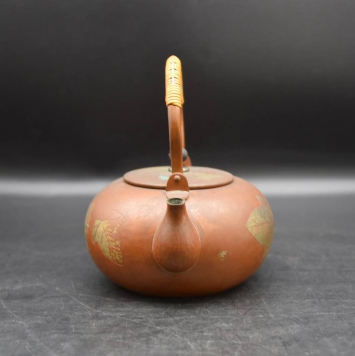 玉川堂 茶道具 葉文 玉川堂 (ギョクセンドウ) 茶筒 葉文｜トレファクONLINE