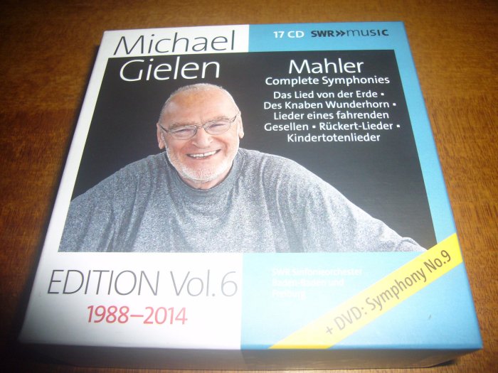 Michael Gielen Mahler 交響曲全集 17CD+DVD CD Michael Gielen Mahler 交響曲全集 17CD+DVD