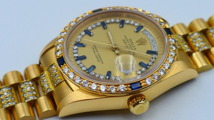 【美好時光】個人收藏釋出!ROLEX勞力士藍寶冰糖18038超美品! ( 1803 18238 118238參考)