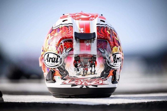 Arai RX-7X ナカガミGP3 XL 新品 NAKAGAMI 中上貴晶 日本GP目前！ アライヘルメットがMotoGPライダー中上貴晶選手の