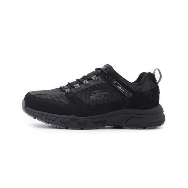 SKECHERS OAK CANYON 防潑水戶外運動鞋 全黑 237386BBK 男鞋