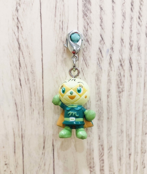【震撼精品百貨】麵包超人 Anpanman~麵包超人拉鍊釦吊飾-菠蘿*11081