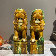 嚴選唐三彩獅子，釉色鮮艷奪目，品相完美無瑕，推薦作擺飾或珍藏