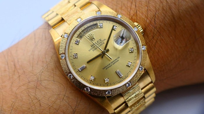 【美好時光】ROLEX勞力士18308樹紋款罕見大全配近新收藏超美品18038 18238 18248參考