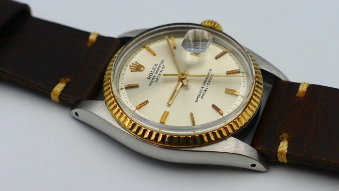 【美好時光】少見半金款銀面1973年份ROLEX勞力士經典款1601自動上鏈1570機芯 ( 16013 16233等參考）