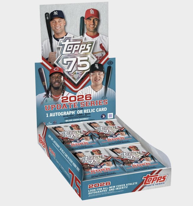 [預購] 2026 Topps Update Series Hobby Box 全新未拆一盒 抽大谷翔平 Misiorowski 李灝宇 RC 新人簽