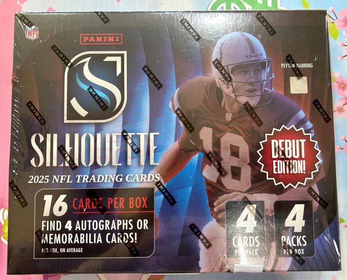 【紅葉球員卡】2025 NFL Panini Silhouette 美式足球卡 剪影系列 盒卡
