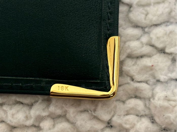 Rolex 原廠 day date用皮夾(18k金製邊角)~1601.18038.5513.1665.1675,16610,116520~