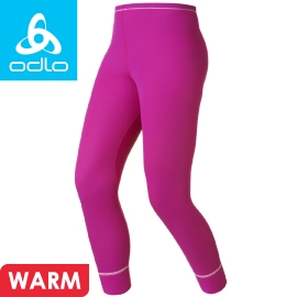 【ODLO 瑞士女排汗長褲 紫紅】 152041/刷毛褲/排汗長褲/長褲/內搭褲/衛生衣/內層