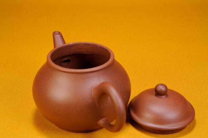 樂壺坊】1960年代荊溪惠孟臣大溪款正宜興一廠早期紅紫砂十杯芭樂線瓢