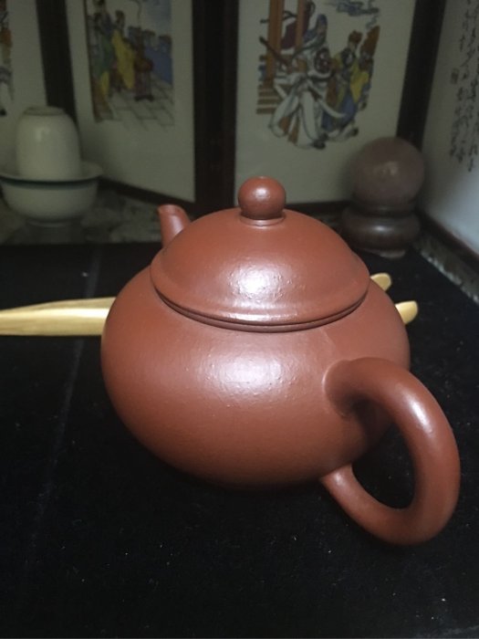 中国宜興紫砂 本物保証　１９３４年の作品 1968年宜興紫砂工藝廠，顧景舟手制的文革壺，約10杯