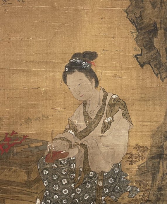 唐寅 仕女図 掛軸 三尺中堂 中国美術 人物画 美人画 インテリア 唐寅仕女圖尺寸46x107com～-291493 | Yahoo拍賣