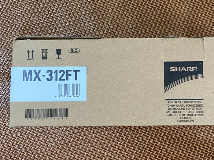 SHARP MX-312FT 原廠 影印機 碳粉 MX-M260N/MX-M310N/MX-M314N/MX-M354N