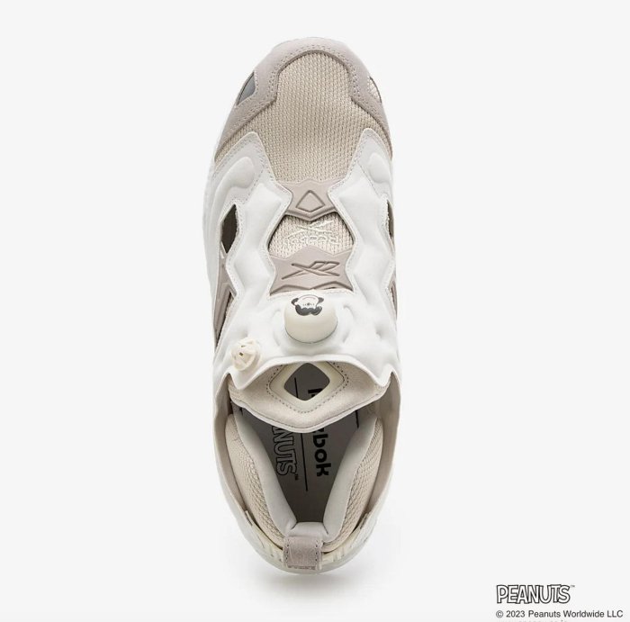 R'代購PEANUTS 史努比Reebok instaPump Fury Pump 95 白奶油奶茶