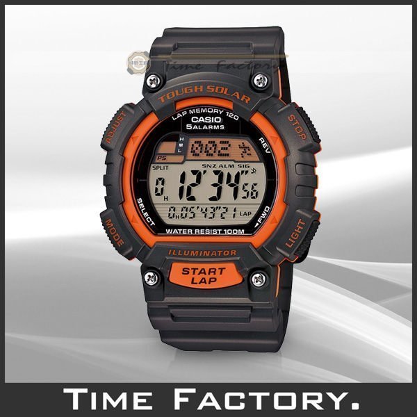 時間工廠 無息分期 CASIO 光動能 彩圈性格 多功能運動錶 STL-S100H-4A (S 100 H 4)