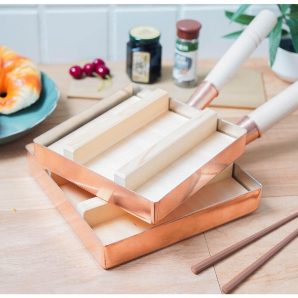 有次 銅板製玉子燒鍋 日本製銅製玉子燒煎鍋玉子燒鍋玉子