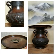 六合堂@@大日本文政年整珉鋳銅製花器~日本名家| Yahoo拍賣