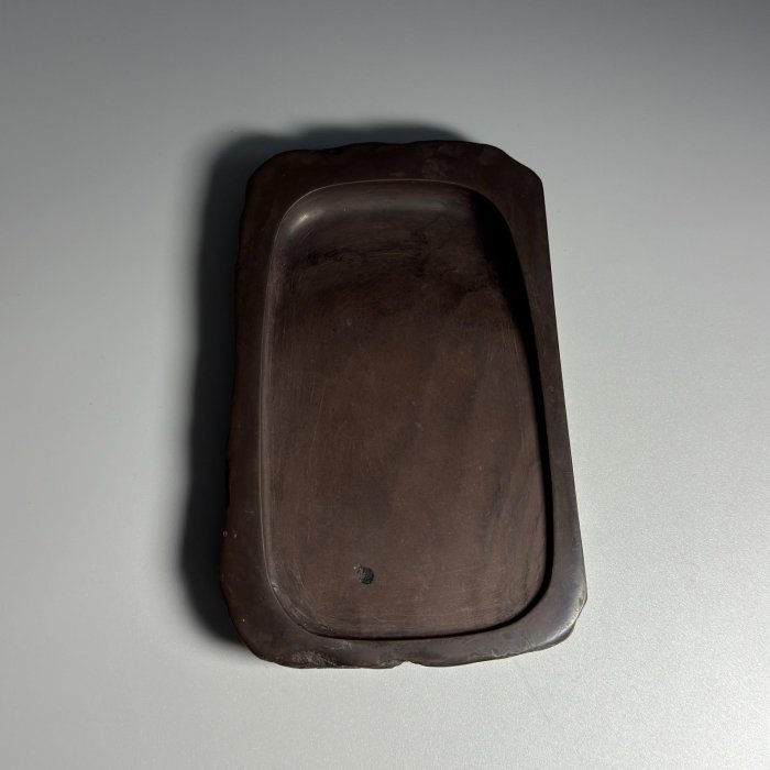 ⭕️赤間硯　カタツムリ彫刻　日下健一(研堂)作　19cm超　特殊研美品 ⭕️赤間硯 カタツムリ彫刻 日下健一(研堂)作 19cm超 特殊研美品