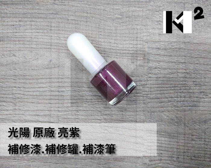 材料王＊光陽 原廠 車殼 補修漆.補漆筆.修補漆.補漆刷-亮紫/EXP/MANY 110 水鑽版＊