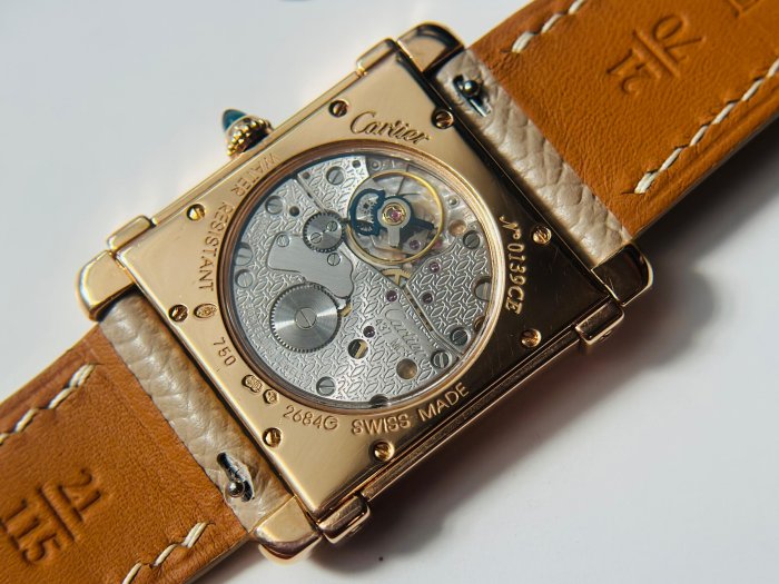 ~路米名品~ 稀少 CARTIER TANK CHINOISE 2684G 18K Rose Gold 玫瑰金 中國坦克 手上鍊機芯 巴黎頂級 ...