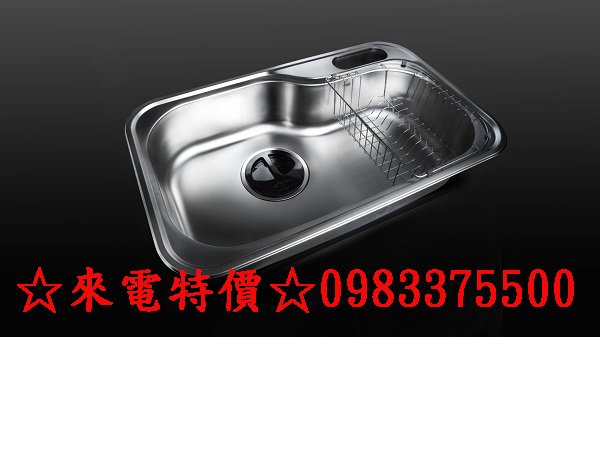 0983375500☆來電特價☆JIS-840PL (左大 )韓國不銹鋼水槽ENZIK sink韓國不鏽鋼水槽 吸音處理