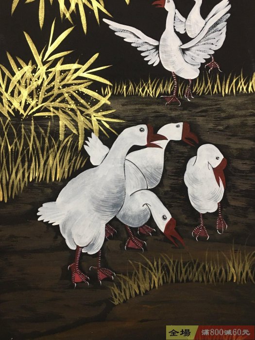 手描き 徐悲鴻 花鳥画 掛軸 四尺中堂 舊藏字畫掛畫畫家徐悲鴻四尺中堂畫鵝畫純手繪花鳥畫畫工精細裝裱精美品