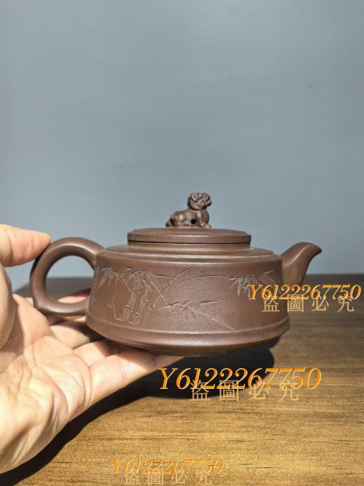 名家江建祥紫砂壺，石泉刻繪​容量350毫升，九孔水​全品，一物二手