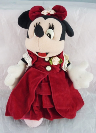 【震撼精品百貨】Micky Mouse 米奇/米妮 ~娃娃-米妮紅洋裝*47610