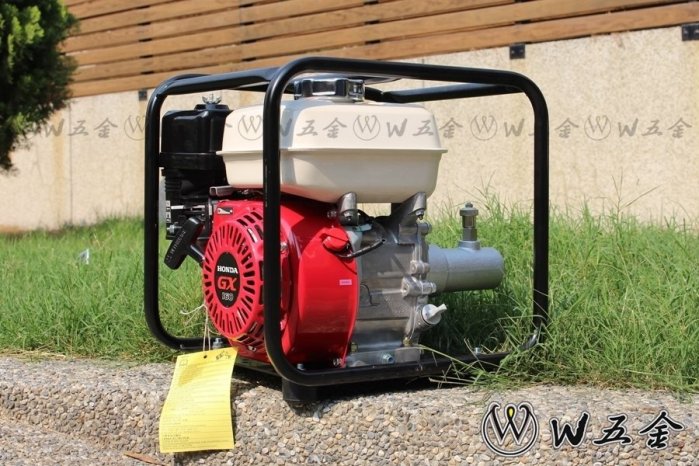 W五金】附發票＊抽水機軟管式四行程引擎HONDA 本田5.5HP GX160＊附架無