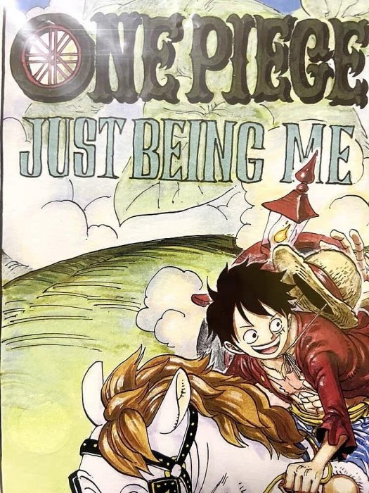 ONE PIECE 複製原画 JUST BEING ME 日本正版海賊王ONE PIECE 版畫原畫尾田榮一郎JUST BEING ME 【朝天宮