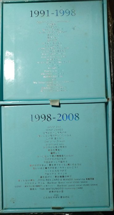 日版二手--ZARD Premium Box 1991-2008 Complete Single Collection