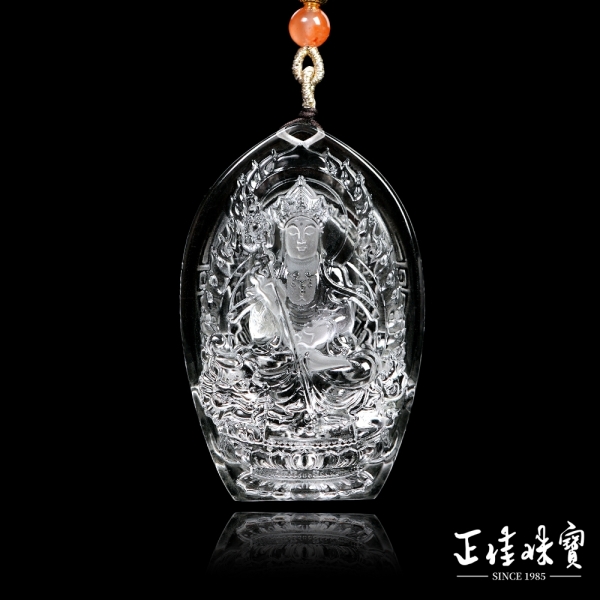 正佳珠寶】白水晶超頂級極淨地藏王菩薩44.5g 白水晶吊墜| 其他珠寶品牌