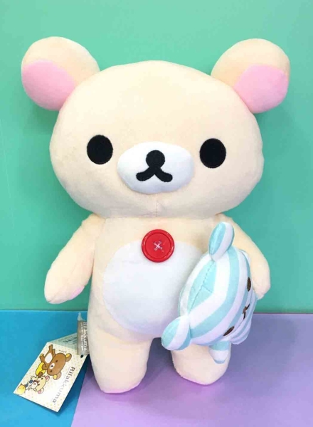 【震撼精品百貨】Rilakkuma San-X 拉拉熊懶懶熊~絨毛娃娃~妹妹拿熊#23356