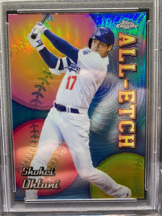 MLB 2024 Topps Chrome Shohei Ohtani All Etch PSA 10大谷翔平滿分