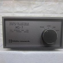 已售出）FIDELITY-RESEARCH XG-7 MC升壓器（新品） | Yahoo拍賣