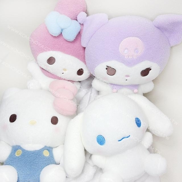 小禮堂 Sanrio 三麗鷗 絨毛玩偶娃娃 (毛茸茸棉花系列) Hello Kitty 美樂蒂 大耳狗