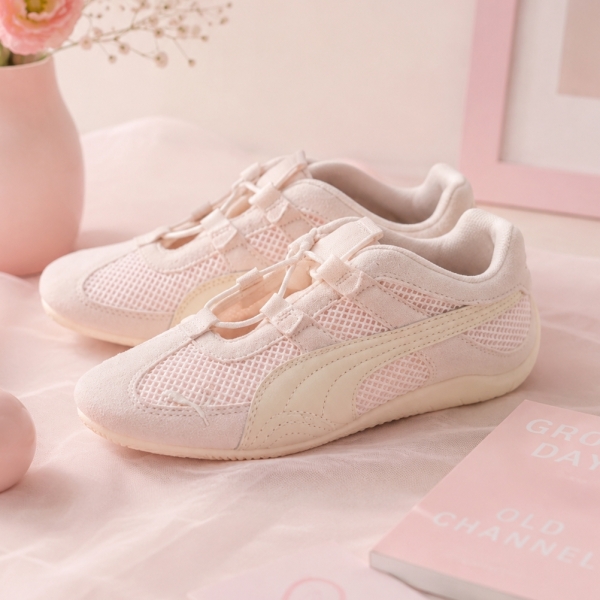 PUMA 休閒鞋 SPEEDCAT GO 粉米白 芭蕾 復古 瑪莉珍 女 40358910