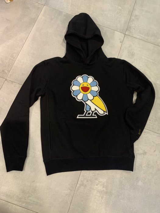 全新現貨正品Takashi Murakami x OVO Hoodie BLACK 村上隆OVO