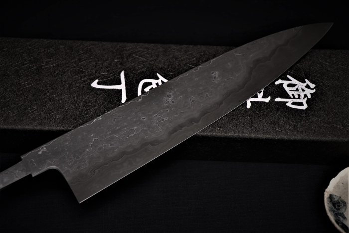 ⭕️橋本庄市🔥青二、白二鍛打黑染牛刀24cm⭕️可刷卡分期🔥中刀刀具網