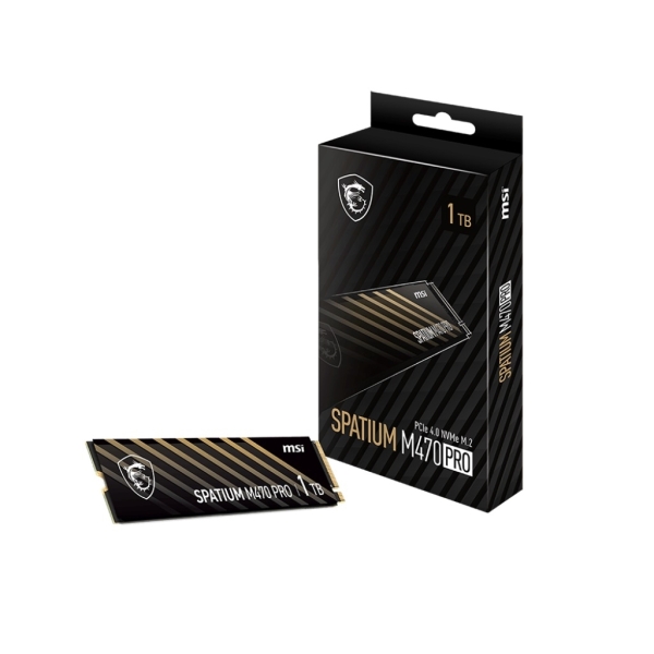 MSI 微星 SPATIUM M470 PRO PCIe 4.0 NVMe M.2 1TB SSD 固態硬碟