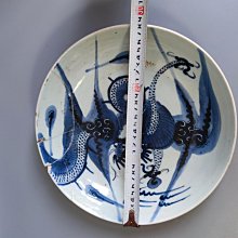 大清雍正年製　龍 清代雍正28.3公分大龍盤，品相絕佳僅一處微損，嚴選收藏推薦龍紋盤大龍